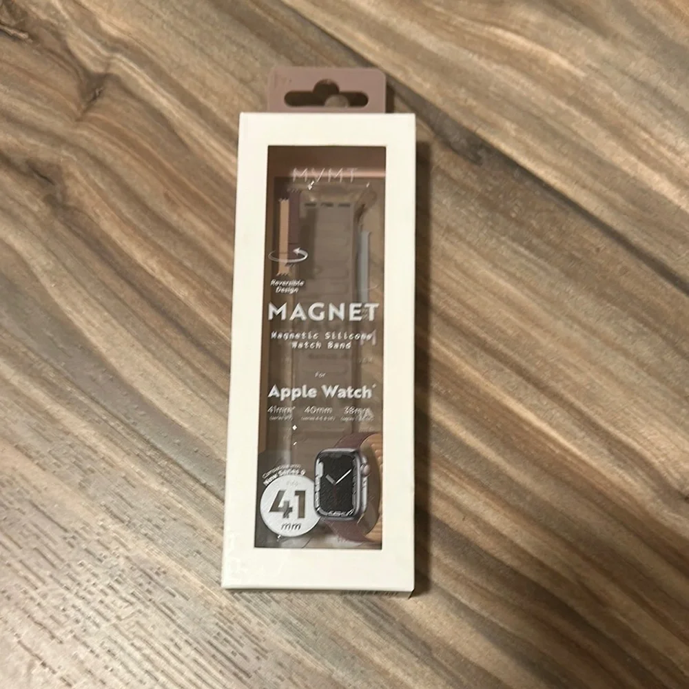 Magnetic reversible Silicone Watch Band for Apple Watch - Brown